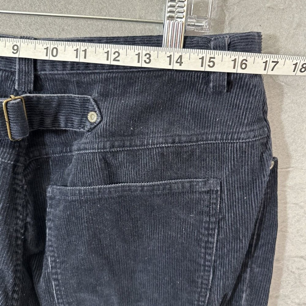 CJ Banks Dress Pants Womens Plus 14W Average Blue Corduroy Career  100% Cotton - Picture 9 of 10